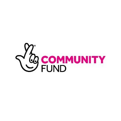 An image of the Community fund logo on a white background. On the right it says "Community Fund"