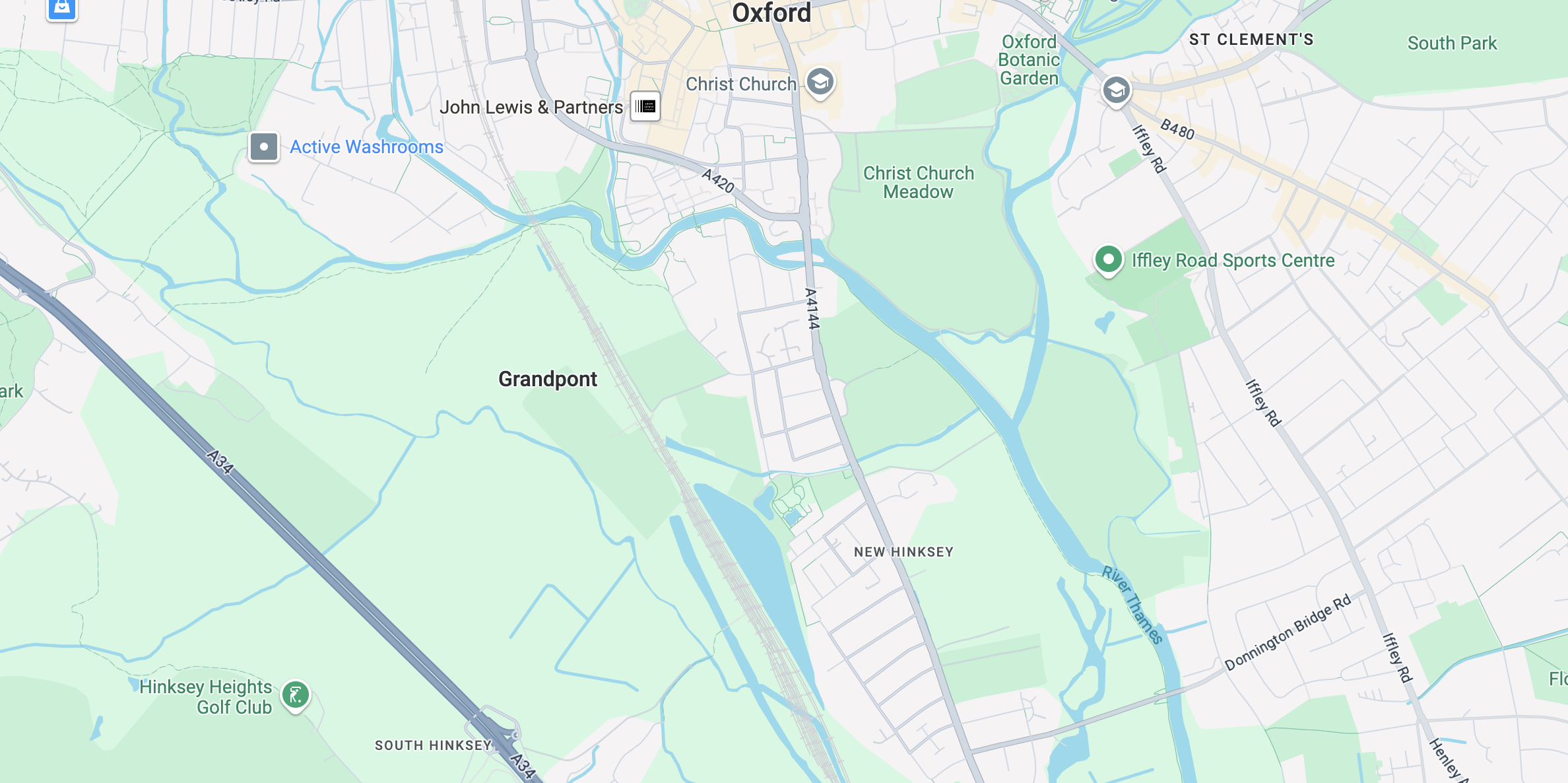 Map of oxford