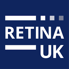 Blue image with "Retina UK" in the middle